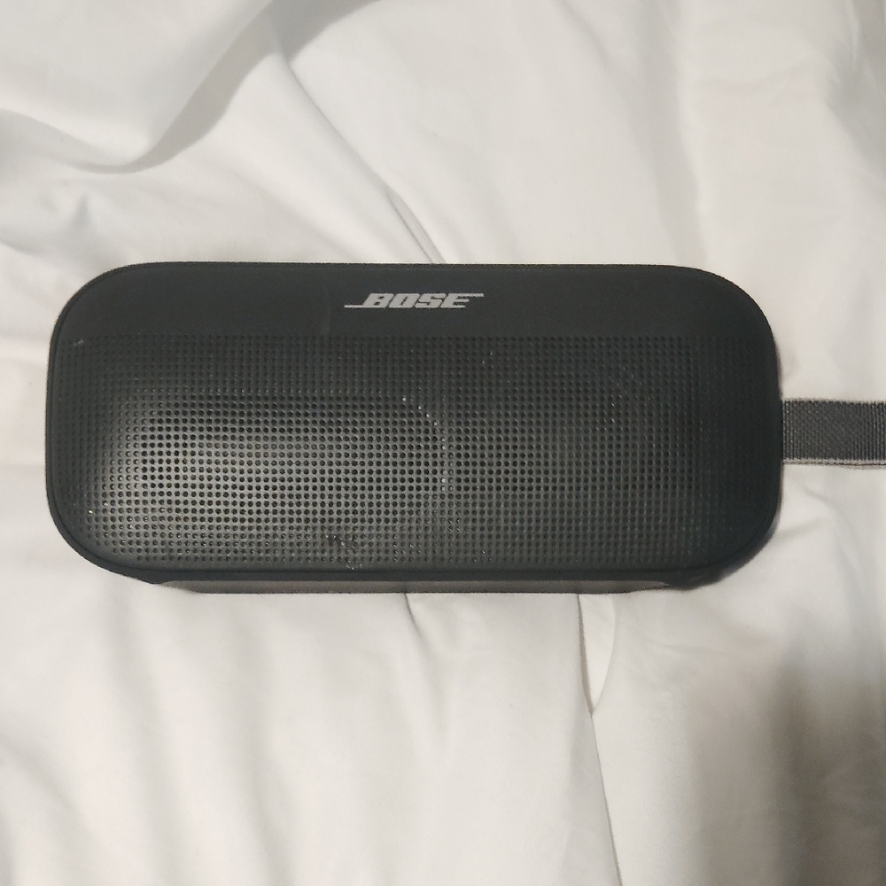 Bose Black Portable Speaker with Sleek Design